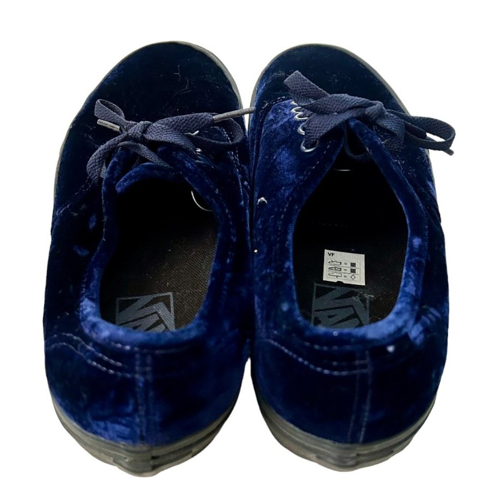 Vans Velvet Sneakers Low Tops Size 9 - Picture 4 of 5
